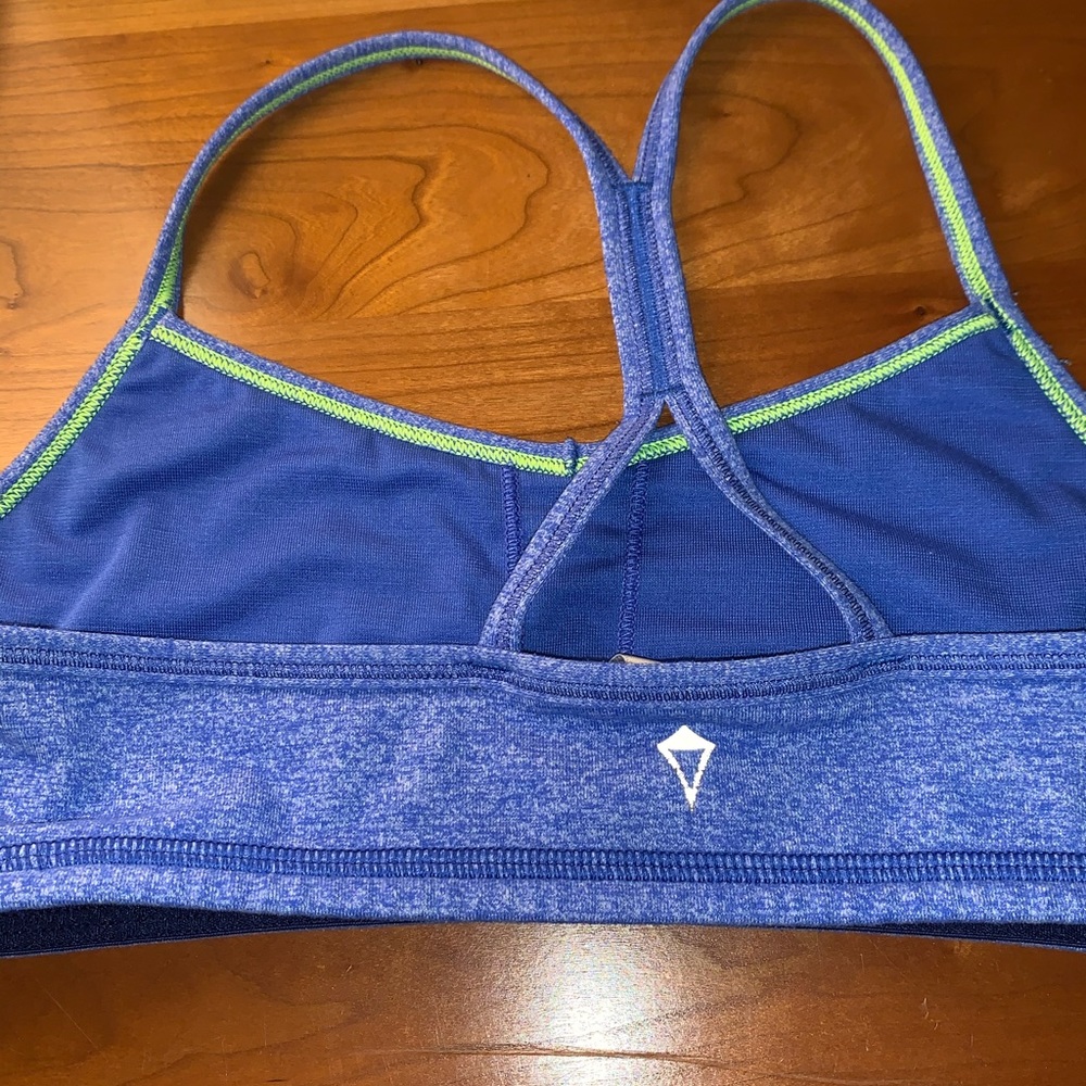Blue ivivva bra